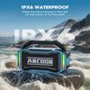 ANCOON Speakers Bluetooth Wireless: 80W(Peak) Loud Speaker with Bass, 20H Playtime, IPX6 Waterproof, Large Jobsite Speakers for Work, Outdoor, Workshop, Garage, Portable Speaker with TWS (Sky Blue) view 3