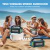 ANCOON Speakers Bluetooth Wireless: 80W(Peak) Loud Speaker with Bass, 20H Playtime, IPX6 Waterproof, Large Jobsite Speakers for Work, Outdoor, Workshop, Garage, Portable Speaker with TWS (Sky Blue) view 4