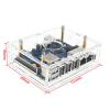 Acrylic Transparent Enclosure Case House with Cooling Fan for Orange Pi 5 Plus view 2