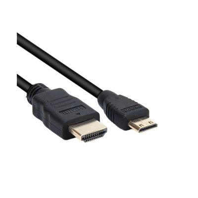 0.5M 90 Degree Up Down Right Angle M/i/ni HDMI-Compatible to HDTV Male M/M Cable Connector V1.4 Compatible with The DSLR Video Camera LCD Monitor(Straight-0.3m)