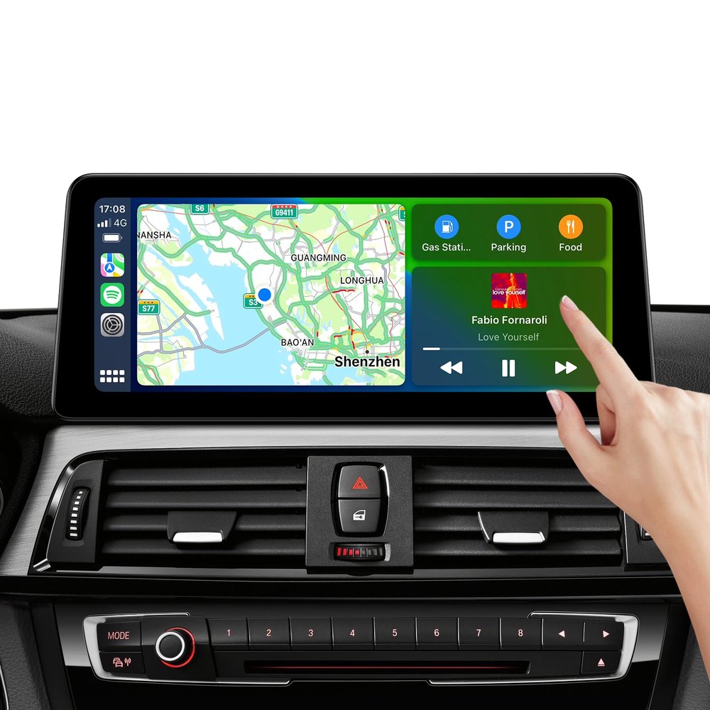12.3-inch Car Stereo for BMW 3/4 Series F30 F31 F34 F35 F32 F33 F36 (2013-2016) with NBT System, Android Auto Wireless CarPlay Bluetooth Touch Screen Upgrade Factory Radio (12.3" Linux)