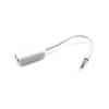 3.5mm Cable Headset Jack Headphone Earphone Splitter Adapter 1 Male to 2 Female Earphone Cord Compatible with The(White,2 Pieces) view 1