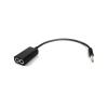 3.5mm Cable Headset Jack Headphone Earphone Splitter Adapter 1 Male to 2 Female Earphone Cord Compatible with The(White,2 Pieces) view 3
