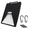 Case Cover Compatible with Starlink Mini, Silicone Satellite Dish Protective Cover with 2pcs Protector Hooks to Hang Satellite Dish on The Backpack for Non-Stop Signal(Black) view 1