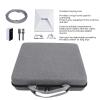 Bewinner Hard Case for Mini Dish Kit, Nylon Ergonomic Handle Mini Case, Scratch Proof Travel Carrying Case for Mount Pipe Adapter Power Cable view 4