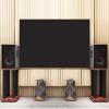 HYDTGZ Universal Floor Speakers Speaker Stand Subwoofer Speaker Stands Shock Absorber Audio Bracket Surround Sound Speaker Stands for Home Theater,D,38x38x80cm view 3