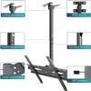 Ceiling TV Mount Bracket for 45 60 Inch Flat Panel TVs Height Adjustable Tilt Swivel 680x450mm Black TV Mount Stand (1m) view 3