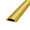 SRNSAEB Long 3 FT Ethernet Cable Hider Floor, Children's Room/Kindergarten Cover for Tv Cables On Wall, Half Round Wire Management Raceway Self-Adhesive - Load 3 Tons(Gold,No. 4 Hold 4 Wire) view 1