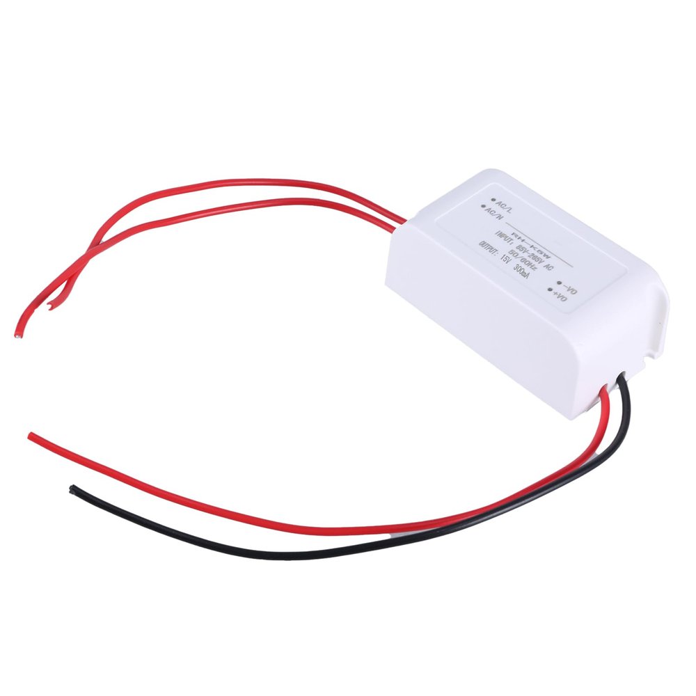 PLCPDM AC85V~265V to DC15V 300mA Power Adapter Efficient Voltages Regulator Module Converter for LED Light Router Camera
