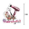 3Pcs Hairstylist Sticker - Hairdresser Sticker - Hair Salon Sticker - Cosmetology Sticker - Sticker for Water Bottle - Laptop - Notebook view 2
