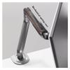 QIXUEZHENG Monitor Stand, Single Monitor Mount - Wood Grain Single Monitor Arm Desk Mount, 17-32" Fully Adjustable Monitor Arm with VESA 75/100mm, Hold up to 19.8 Lbs Monitor arm Adjustable view 3