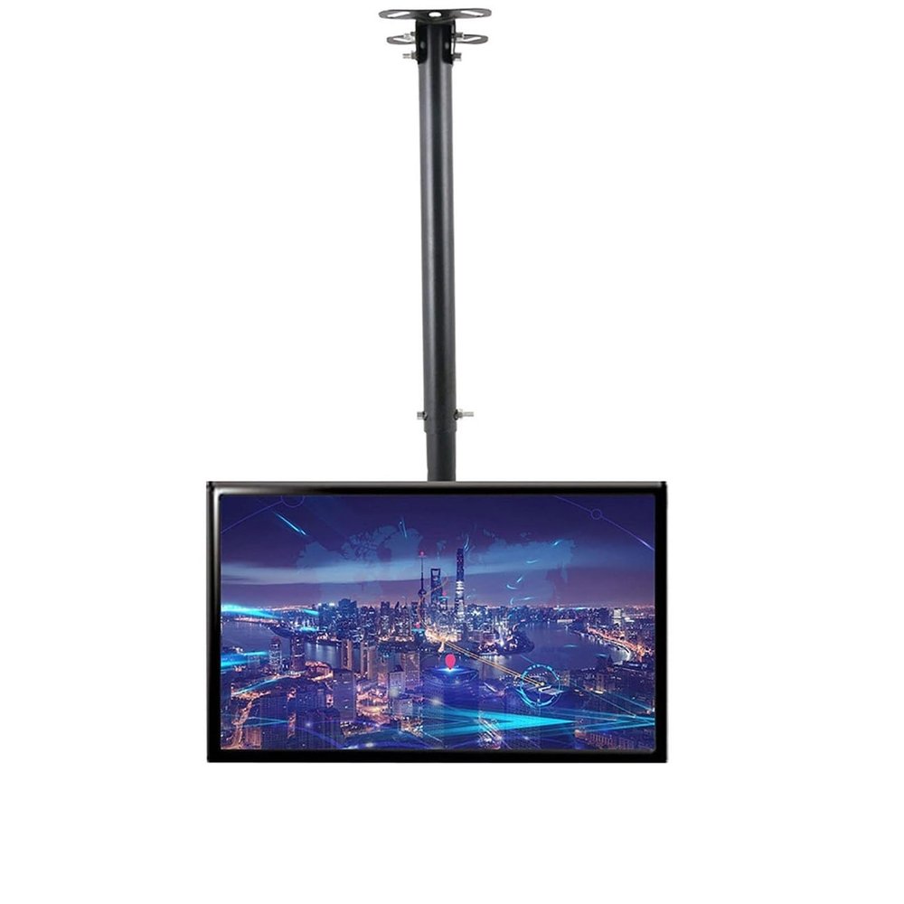 Adjustable Ceiling TV Mount Bracket - Tilt and Swivel TV Ceiling Mount, Fits Most 14"-32" LCD Flat Screen TVs, 30 Flip Down, Ceiling Mountable