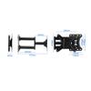 TV Stand,Tv Wall Mount Wall Mount Tv Bracket, Suitable for 22-55 Inch (45-450mm) TV, Bearing 35kg, Easy to Install view 2