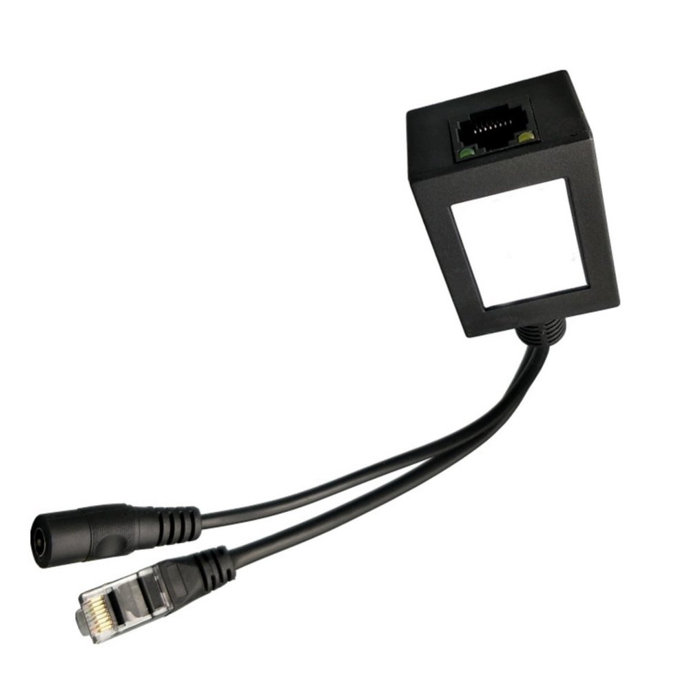 PLCPDM Advanced Gigabit Power Over Ethernet Adapter for DC12-30v Input and Networking Signals Distribution to Multiple Devices