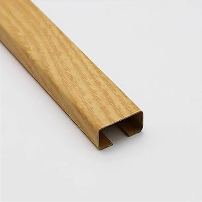 Decorative Cable Hider Stainless Steel Metal Cable Cover, Lamp Cable Cover,Cable Management Self Glues Antique Wire Hider, Cable Management Channel for Wall Floor, Cable Cover(Yellow Grain,2x1in/5x2.5