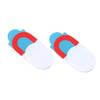 6pcs Webcam Cover Slider Protects Sticker for Webcam Protector Cool Stickers Cellphone Camera Cover Nail Stickers Stand Camera White view 1