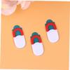 6pcs Webcam Cover Slider Protects Sticker for Webcam Protector Cool Stickers Cellphone Camera Cover Nail Stickers Stand Camera White view 3