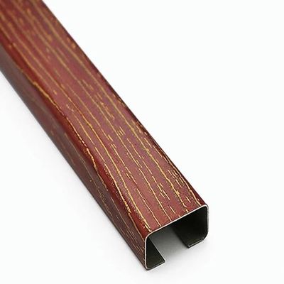 Decorative Cable Hider Stainless Steel Metal Cable Cover, Lamp Cable Cover,Cable Management Self Glues Antique Wire Hider, Cable Management Channel for Wall Floor, Cable Cover(Gold Red,0.6x0.4in/1.5x1