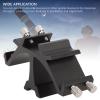 Triple Finder Scope Mount Bracket, 3-Slot Full Metal Dovetail Mounting Base for Astronomical Telescope, Black Aluminum Alloy Fixed Slots Rack view 3