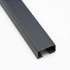 Decorative Cable Hider Stainless Steel Metal Cable Cover, Lamp Cable Cover,Cable Management Self Glues Antique Wire Hider, Cable Management Channel for Wall Floor, Cable Cover(Dark Gray,3.2x1.6in/8x4c view 1