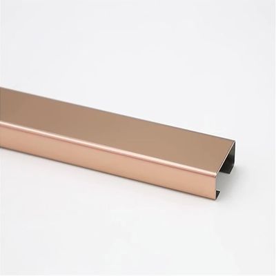 Decorative Cable Hider Stainless Steel Metal Cable Cover, Lamp Cable Cover,Cable Management Self Glues Antique Wire Hider, Cable Management Channel for Wall Floor, Cable Cover(Brushed Rose,0.6x0.4in/1