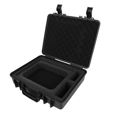 Mini Case, Hard Shell Precisely Cut EVA Foam Portable Satellite Carrying Travel Case with 9.8FT Car Charger to DC Power Cord, Ideal for RV, Outdoor, and Camping