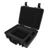 Mini Case, Hard Shell Precisely Cut EVA Foam Portable Satellite Carrying Travel Case with 9.8FT Car Charger to DC Power Cord, Ideal for RV, Outdoor, and Camping view 1