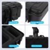 Mini Case, Hard Shell Precisely Cut EVA Foam Portable Satellite Carrying Travel Case with 9.8FT Car Charger to DC Power Cord, Ideal for RV, Outdoor, and Camping view 4