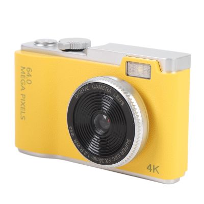 Asixxsix Digital Camera, Vintage Camera for Kids, 4K Vlogging Camera for, Digital Point and Shoot Camera, 16x Zoom, Anti Shake, Kids Camera Compact Portable Small