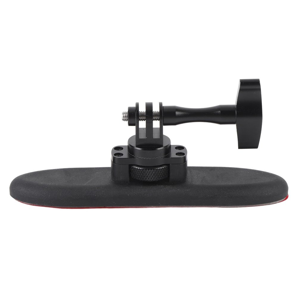 Adhesive Camera Helmet Mount, 360 Degree Rotation, Flexible Adhesive Pad Strong Adhesion Cameras Helmet Mount Metal for Various Camera Accessories, for Action 5 Pro Action 3 4