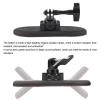 Adhesive Camera Helmet Mount, 360 Degree Rotation, Flexible Adhesive Pad Strong Adhesion Cameras Helmet Mount Metal for Various Camera Accessories, for Action 5 Pro Action 3 4 view 3