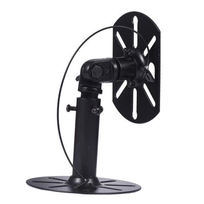 Angoily 2pcs Speaker Wall Mount Rack with Gear Bite Design Hanging Bracket for Ktv Surrounding Wall Hanger for Home and Bar Use Black