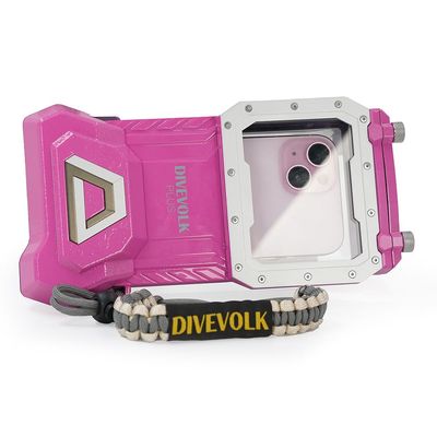 DIVEVOLK SeaTouch 4 Max Plus Underwater Smartphone Housing - Dreamy Pink