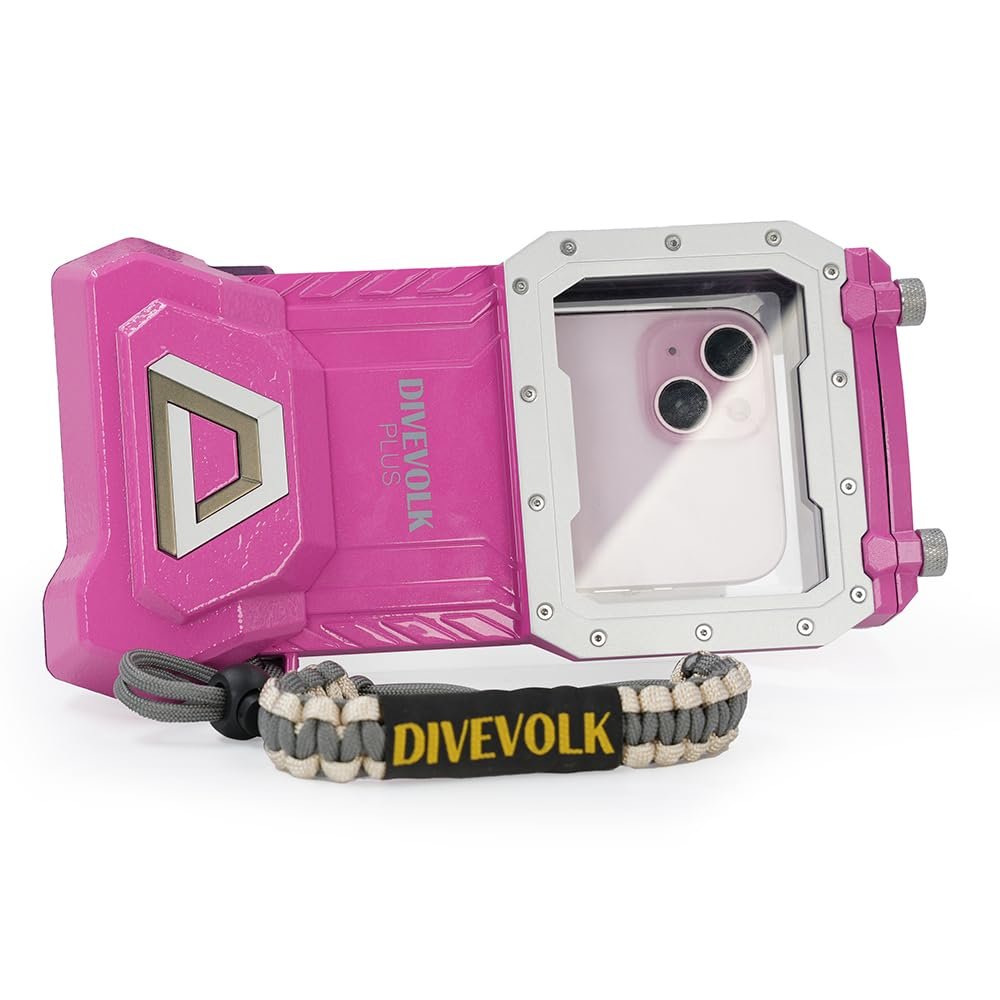 DIVEVOLK SeaTouch 4 Max Plus Underwater Smartphone Housing - Dreamy Pink