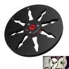 1/4 7 Inch Nab Aluminum Metal Reel, 8 Holes Empty Take Up Reel to Reel Small Hub, Universal Open Reel Audio Takeup Reel for Reel to Reel Recorder (Black) view 4