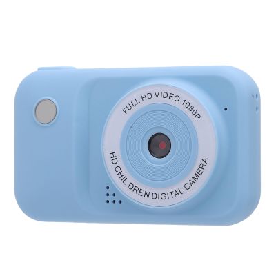 1080P Digital Video Camera, HD Dual Lens Selfie Camera Autofocus with 2 Inch Screen, Cute Compact Small Camera Support MP3 Player Games for Christmas Birthday (Blue)