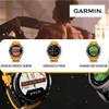 Garmin Fenix 8 Sapphire 47mm GPS Smartwatch (Spark Orange and Graphite) Bundle with Waterproof Hard Case and Portable Charger Stand (3 Items) view 3