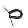 MOOIOO Spring Spiral Cable Line Wire, Cable Cord, 22AWG Matte Spiral Shielded Wire 4 Cores 0.3mm2 Extension 1-10 Meters Telescopic Spring Cable Spiral Extension(Stretch 3 Meter) view 2