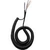 MOOIOO Spring Spiral Cable Line Wire, Cable Cord, 24AWG Coiled Power Spring Cable 9 Core Spiral Telescopic Pure Copper High Elastic Wire Sheath Cable Spiral Extension(Stretch 1.25 Meter) view 1