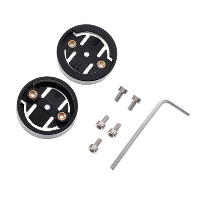 balacoo 2pcs Bike Computer Mount Adapter Stable Replacement Base for Cycling Accessories Easy to Install with Screws Compatible with Road Bikes Cyclists