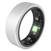QALO QRNT Smart Ring  Lightweight Water-Resistant Titanium Fitness Tracker, Advanced Tracking for Sleep, Steps, HRV, SpO2  No Subscription, iOS Android App  Includes 2 Silicone Covers (Silver, 8) view 1