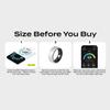QALO QRNT Smart Ring  Lightweight Water-Resistant Titanium Fitness Tracker, Advanced Tracking for Sleep, Steps, HRV, SpO2  No Subscription, iOS Android App  Includes 2 Silicone Covers (Silver, 8) view 2