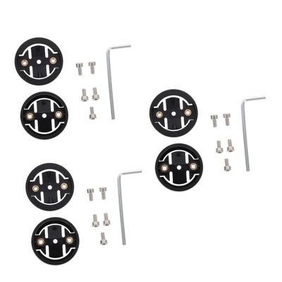 Toddmomy 6pcs Bike Computer Mount Holder Multi-Functional Adapter for Outdoor Cycling Stable Strong Base for Electronics Quick Installation Screws for Cycling Enthusiasts