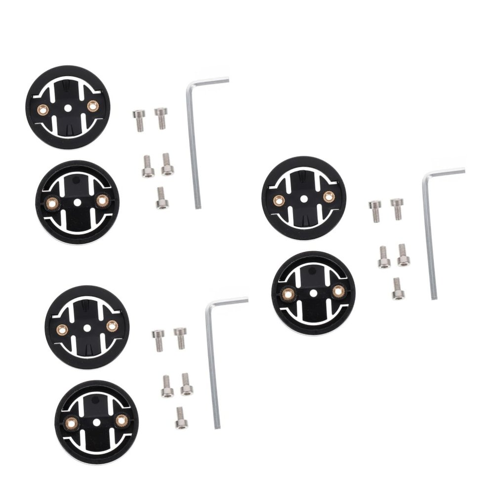 Toddmomy 6pcs Bike Computer Mount Holder Multi-Functional Adapter for Outdoor Cycling Stable Strong Base for Electronics Quick Installation Screws for Cycling Enthusiasts