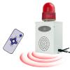 EOKHEOY Motion Sensor Alarm Outdoor 120dB Security Motion Detector Siren with Strobe Light and Remote Controller for Industry House Building Warehouse DC24V view 1
