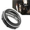 GZYF CNxinn10 Horn Decorative Cover Cap Chrome&Black Aluminium for Model Bobber Motorbike view 4