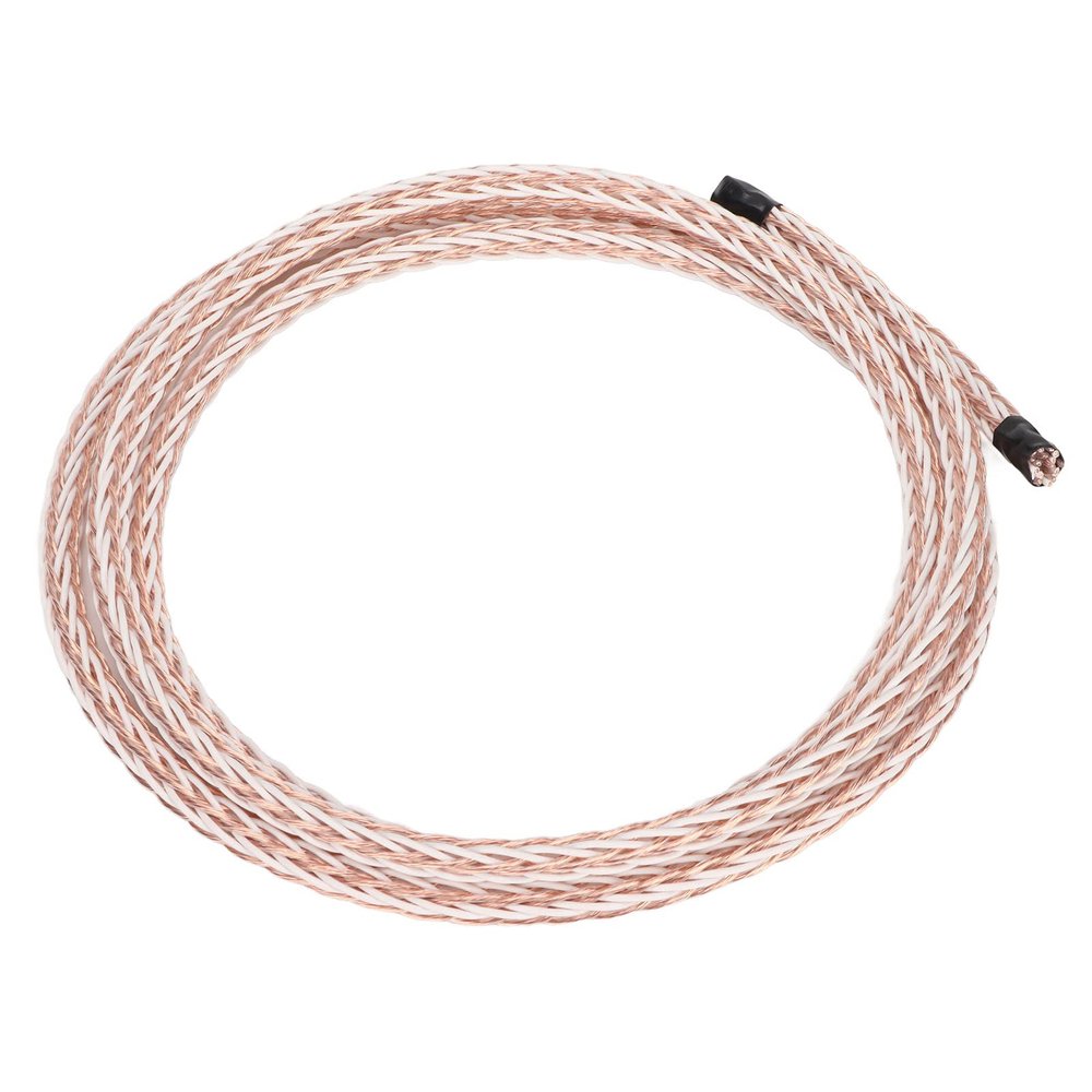 Ylwxzenith 16 Core Interconnect Cable, OCC Copper Speaker Bare Wire for Amplifier CD, 6.5ft Length, Ensuring Stable Waft Pure Sound Quality