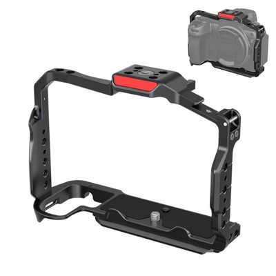 Aluminum Camera Protective Cage Rig Frame Housing Cold Shoe Mount 1/4'' Screw Hole Compatible with Nikon Z6III, Z6II Camera