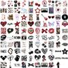 100PCS Aesthetic Downtown Y2K Girls Stickers Pack Cool Trendy Stickers for Water Bottles Laptop Journaling Scrapbook, Eikecy Vinyl Waterproof Stickers for Girls Teens Adults view 3