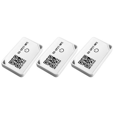DX-CP27-NFC Bluetooth Ibeacon NFC Reading and Simple Instruction Execution 70m Long Distance Single use Cargo Tracking mini ibeacon tag IP67 Waterproof Life (DX-CP27-NFC*3 pic)
